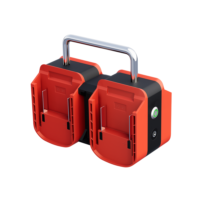 PeakDo Power Dock for DeWalt, Makita & Milwaukee Batteries