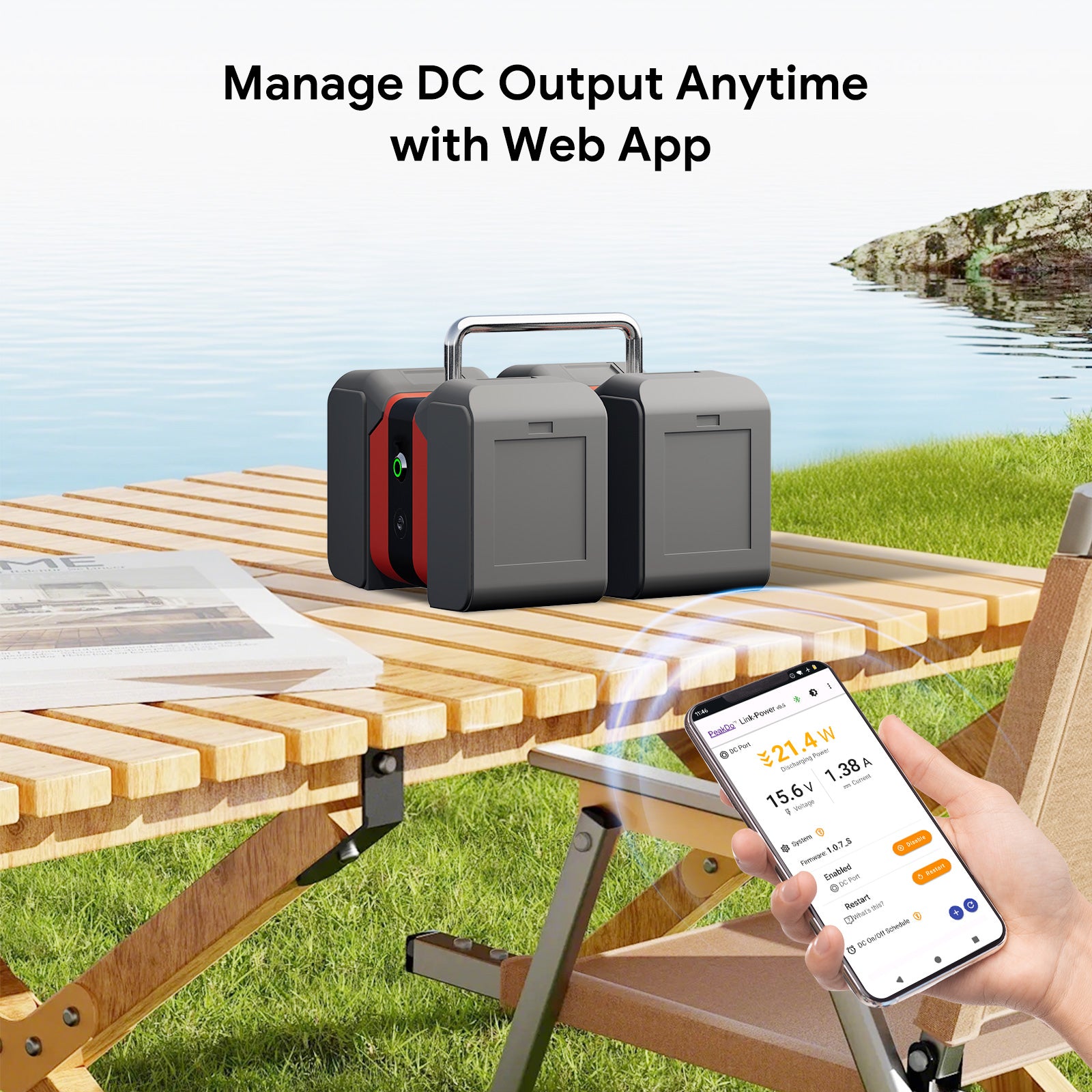 Image of PeakDo Power Dock for DeWalt, Makita & Milwaukee Batteries