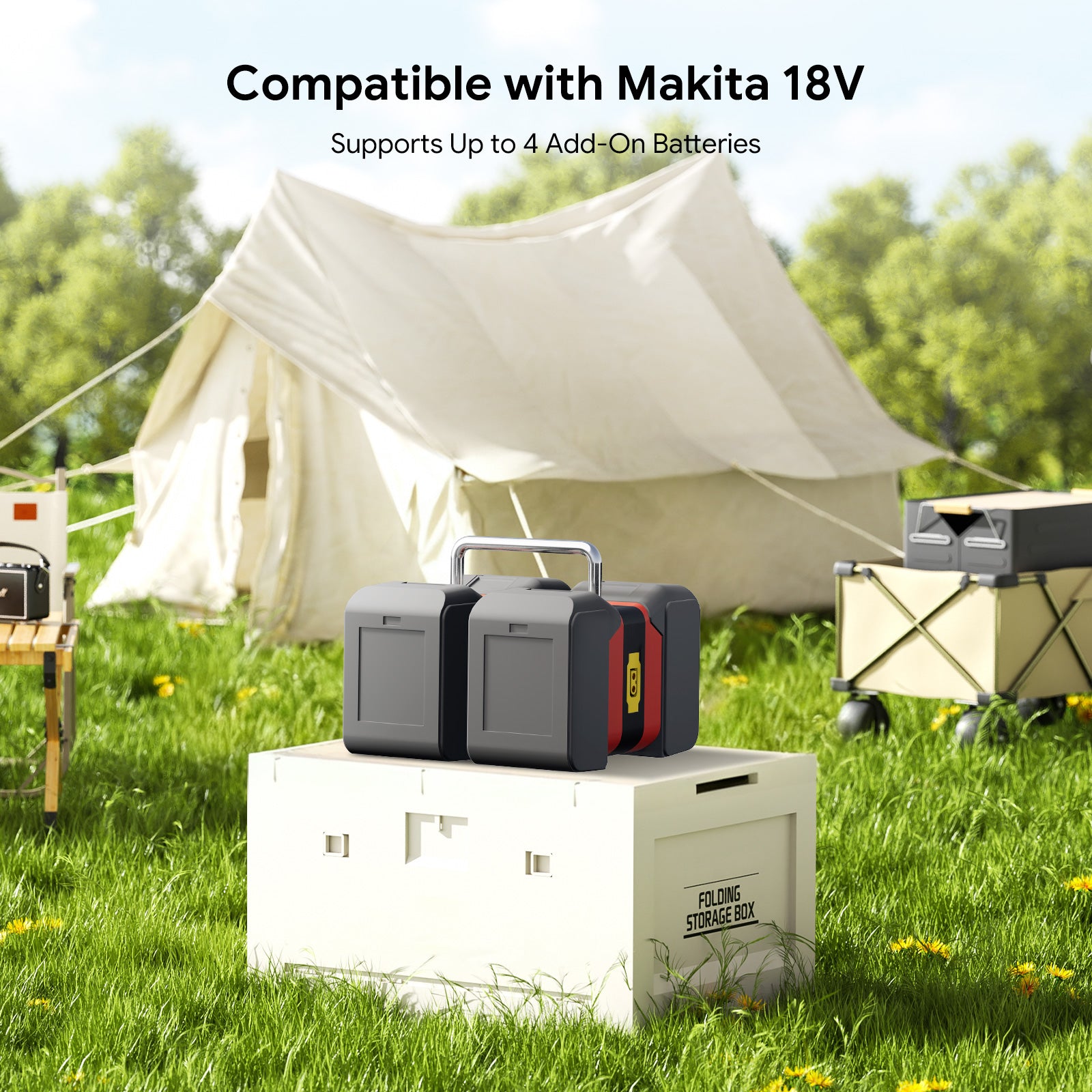 Image of PeakDo Power Dock for DeWalt, Makita & Milwaukee Batteries