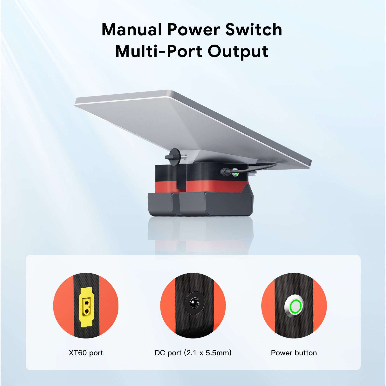 Image of PeakDo Power Dock with Adapter for DeWalt, Makita & Milwaukee Batteries