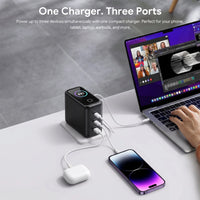 100W GaN Charger with US, EU & UK Plug Options