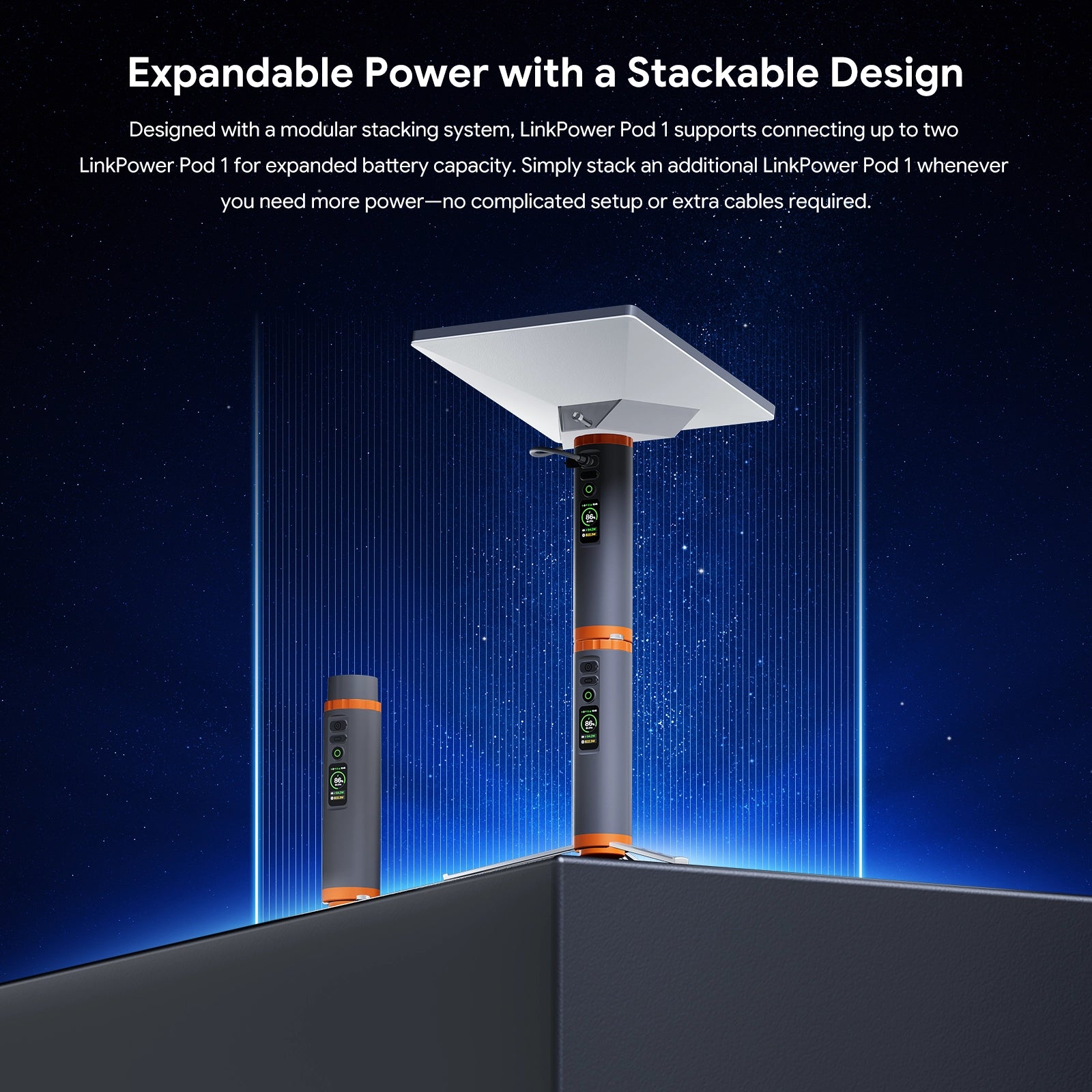 Image of PeakDo LinkPower Pod 1  Battery for Starlink Mini