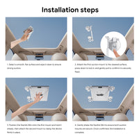 PeakDo Starlink Mini Car Suction Cup Mount 180° Rotatable