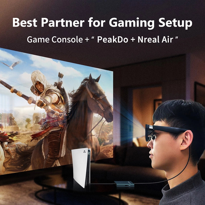 Image of PeakDo 4K HDMI to USB-C Adapter for AR Glasses